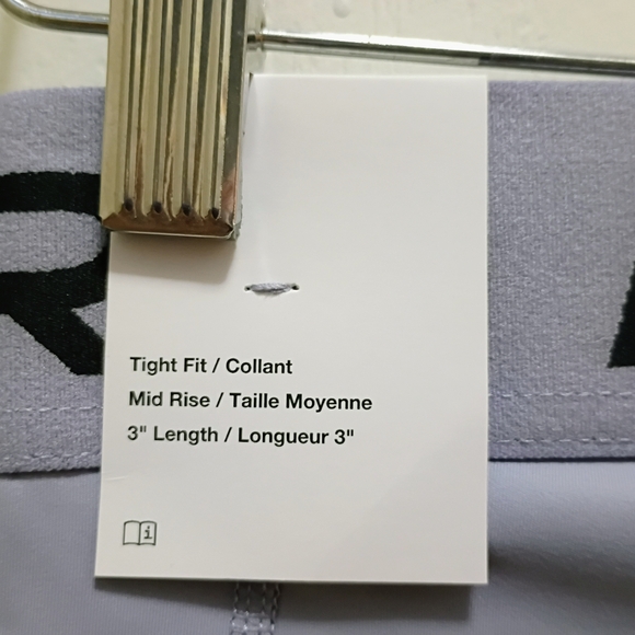 🖤NWT!! Nike Pro 3" Women's Training Shorts (Grey & Black) SZ. Medium - Picture 5 of 7